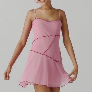 Urban Outfitters Pink Spaghetti Strap Dress